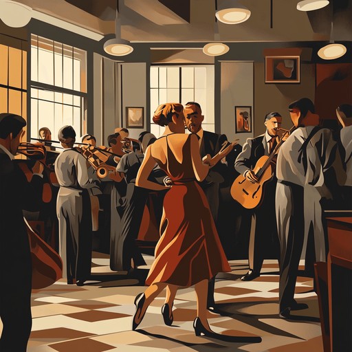 This piece captures the essence of a cheerful daytime with lively swing rhythms and bright melodies. Let the piano guide you through an energetic, uplifting jazz experience that makes you want to dance along. Perfect for starting a day full of joy and zest.