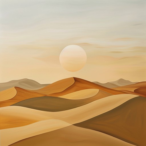 This track combines traditional middle eastern instruments with laid back electronic elements to create a soothing and evocative soundscape, reminiscent of a tranquil sunset over vast desert dunes. The calming melodies transport listeners to a serene and reflective state, ideal for relaxation or meditation.