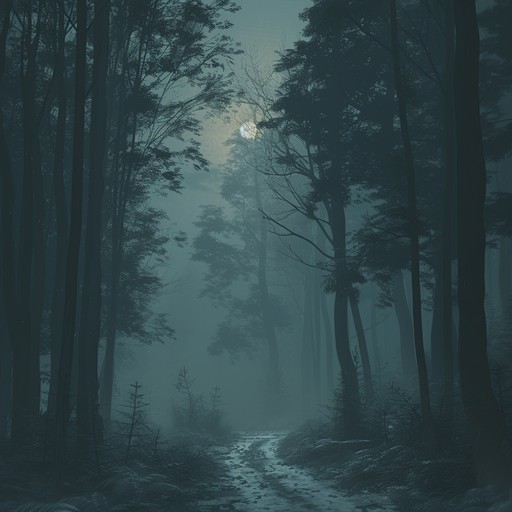 Venture deep into an enchantingly eerie forest where ancient spirits whisper tales of a shadowy past. Traditional folk melodies seamlessly blend with dark tonalities, creating a spectral and unsettling aura that conveys the magic and mystery of the hidden world.