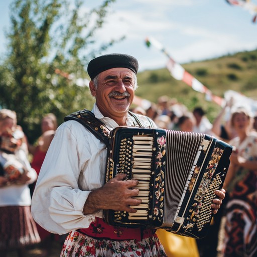 This chalga song embodies the essence of bulgarian festivity with its spirited and energetic rhythm. Featuring lively accordion melodies mixed with vigorous percussion, it invites listeners to experience the joy and communal spirit of traditional bulgarian celebrations. The upbeat tune is ideal for dancing and uplifting any festive atmosphere.