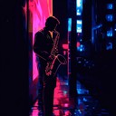 dynamic jazz house track with energetic beats and thrilling sax