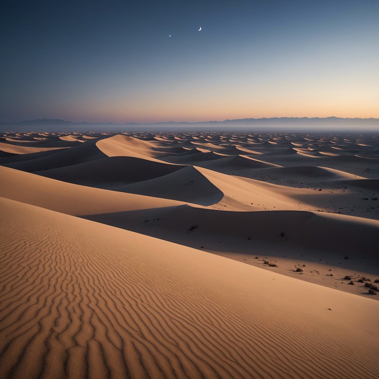 An evocative piece drawing from the profound quiet and vastness of the sahara desert, featuring the ney flute that whispers ancient secrets carried by the desert wind. The composition unfolds like a journey through the endless dunes, the melody reflecting both the isolation and the beauty of the desert landscape.