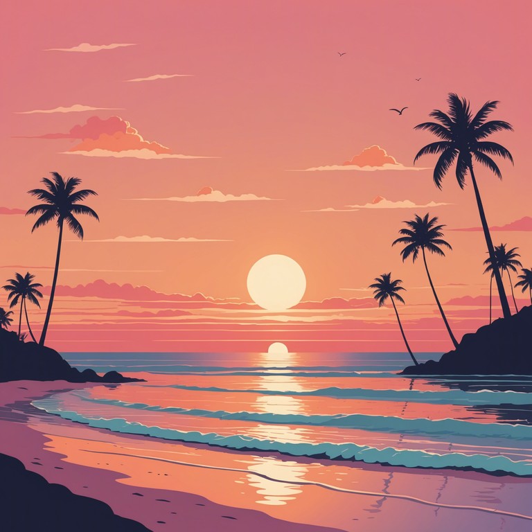 This piece blends entrancing samba rhythms with the captivating ambiance of a brazilian beach at sunset, aiming to convey the hypnotic power of copacabana's allure. The music incorporates traditional samba instrumentation, focusing on a relaxed yet engaging rhythmic pattern that perfectly suits the laid back, yet mysteriously inviting nature of an evening by the sea.