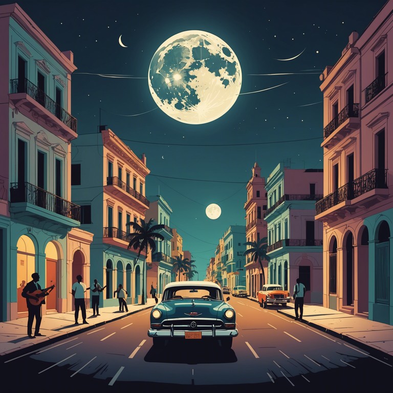 Immerse in a musical journey where afro cuban rhythms blend seamlessly with deep, soulful melodies under the enchanting havana moon. This track features a rich combination of traditional afro cuban instruments with a modern soulful twist, evoking emotions of nostalgia and warmth intertwined with vibrant cultural heritage.