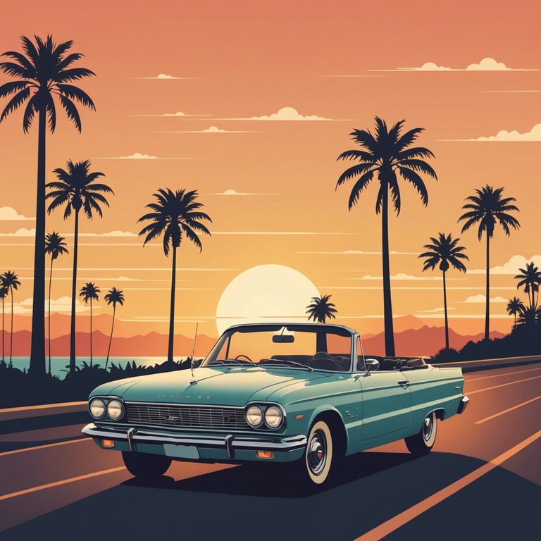 Inspired by the laid back aesthetic of retro car cultures, sunset cruisin' vibes layers smooth, rhythmic phonk beats with vintage audio samples to evoke a breezy summer drive along a palm lined coast. The track combines classic funk richness with contemporary smoothness, making it a perfect soundtrack for evening escapades.