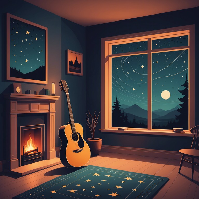 Designed to gently pull at the heartstrings, this alternative version emphasizes the peacefulness of solitude and the intimate connection one feels with their innermost thoughts. Enhanced by the subtle nuances of acoustic guitar play, it provides a backdrop for a night of serene contemplation.