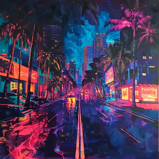 Imagine yourself walking through a bustling city at night, surrounded by the glow of neon signs and the energy of the crowds. The shimmering synths and pulsing beats of this instrumental synthpop track perfectly capture that feeling of urban enchantment and endless possibility. Close your eyes and let the music transport you to a world of vibrant colors and electric dreams.