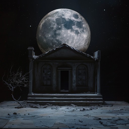 This haunting violin led track paints a picture of dark, deserted theater where spectral shadows unfold gradually, blending suspenseful melodies with sudden, chilling outbursts that heighten the sense of eerie anticipation.