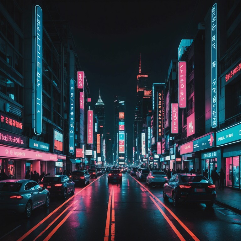 Imagine a world where the urban sprawl meets the future, echoing with the bass of advanced technology and the hum of neon lights. This track brings the sounds of tomorrow’s cities to life, built on rhythms that resonate with the pace of urban life and the shimmer of streetlights after dark