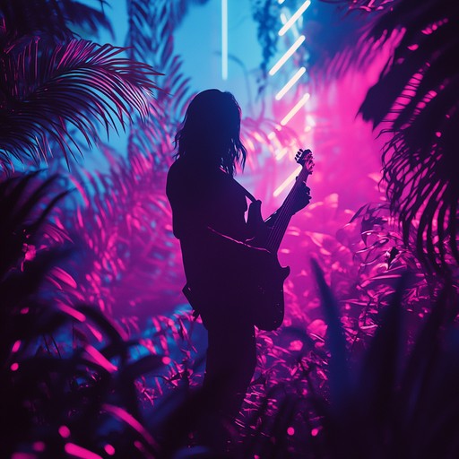 A dynamic instrumental piece that combines electric guitar's power with primal jungle drums, creating an exhilarating capriccio evoking a wild run through an electric jungle.