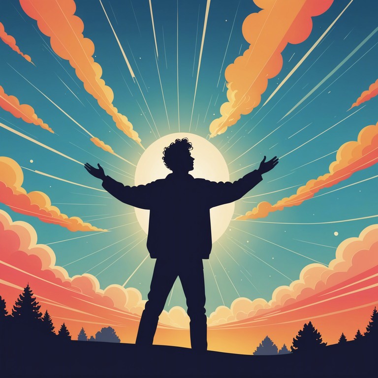 An exhilarating drum and bass track that captures a journey of emotional highs with intricate drum patterns and deep bass lines. It features a soaring melodic line over energetic drum loops, creating an atmosphere of limitless possibility and awe. The celestial inspired synth leads evoke a sense of flight and discovery, propelling the listener on a euphoric auditory adventure.