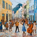 cheerful brazilian rhythms creating joyous, sunlit summer ambiance.