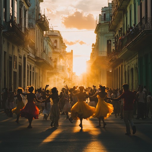 This instrumental track captures the essence of cuban rumba with its lively percussion, vibrant melodies, and infectious rhythms. The song evokes a sense of joy, freedom, and celebration, inviting listeners to dance and feel the liberation that comes with the music.