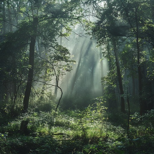 Immerse in an enigmatic forest where shadows dance joyfully, creating a unique ambiance blending the dark and the cheerful. Soft pads and harmonic tones evoke a feel of wonder and subtle eeriness, ideal for introspective yet uplifting moods.