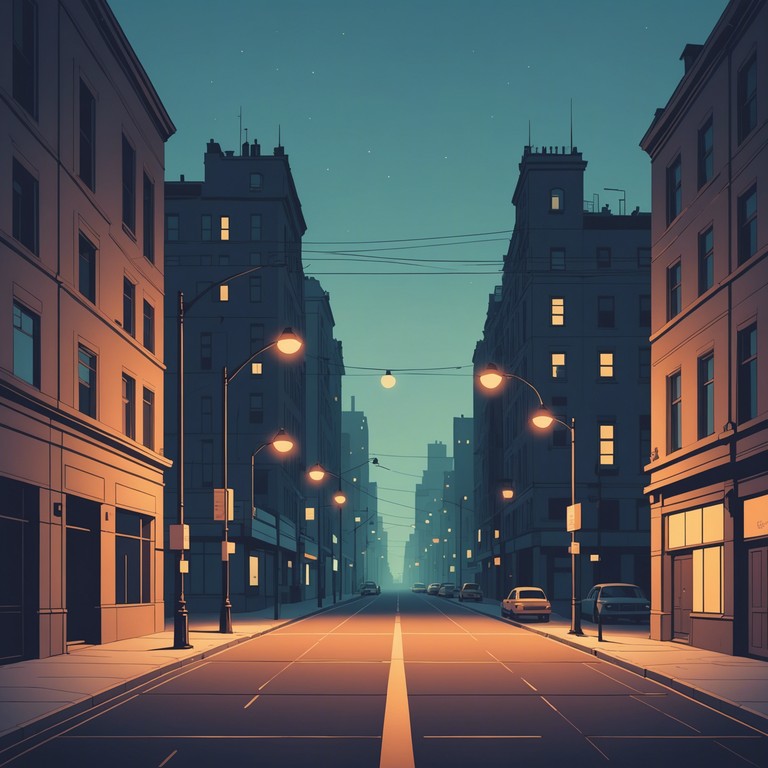 This instrumental piece captures the essence of wandering through a sleepy city under the soft glow of streetlights, blending reflective moods with traditional salsa rhythms. The vibrant yet soothing salsa melodies provide a soundtrack for solitary, introspective night walks, where every step echoes softly against a backdrop of distant city sounds.