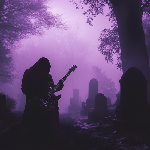 This track combines chilling melodic lines with deep, resonant guitar tones and powerful drumming to create a haunting atmospherics in a rock anthem that feels both eerie and energizing. The unsettling melodies contrast sharply with a forceful and relentless rhythm section, generating a vivid and unforgettable auditory experience.