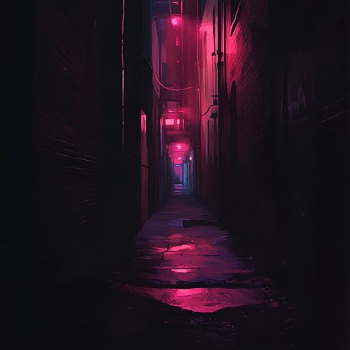 A pulsating journey through dark alleys, with deep basslines, eerie synths, and unsettling echoes, creating a dystopian underground vibe that captivates and disturbs.