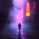 a haunting cyberpunk track that captures the city's eerie silence.