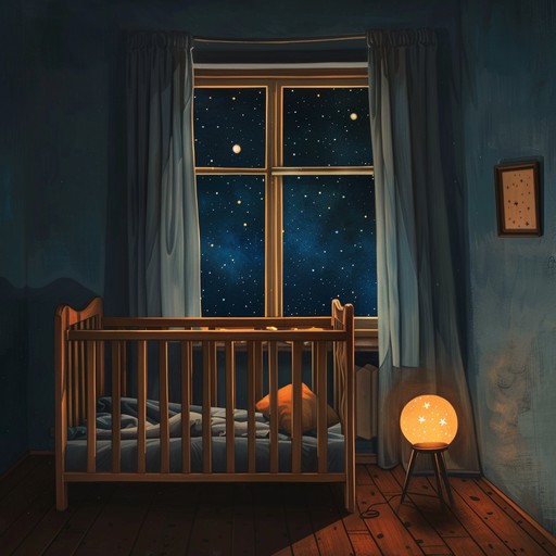 A dreamy instrumental tune with twinkling piano notes and gentle chimes creating a soothing, magical atmosphere perfect for comforting children at bedtime. The gentle melodies invoke a sense of wonder and peace, encouraging a restful sleep and sweet dreams