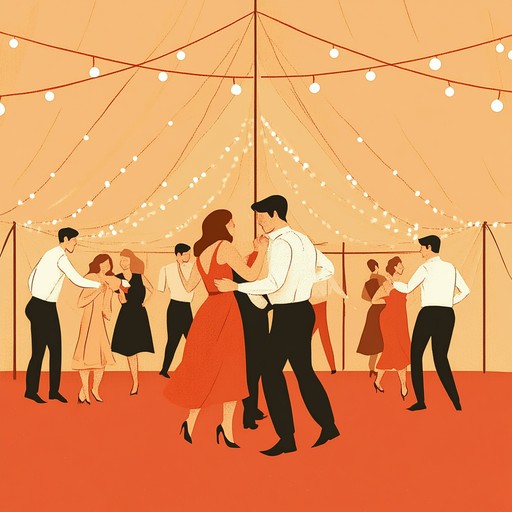 Imagine dancing energetically under a grand tent with flags waving as accordion music fills the air, perfectly capturing the essence of oktoberfest celebration through melodious vibes and rhythmic tempos.