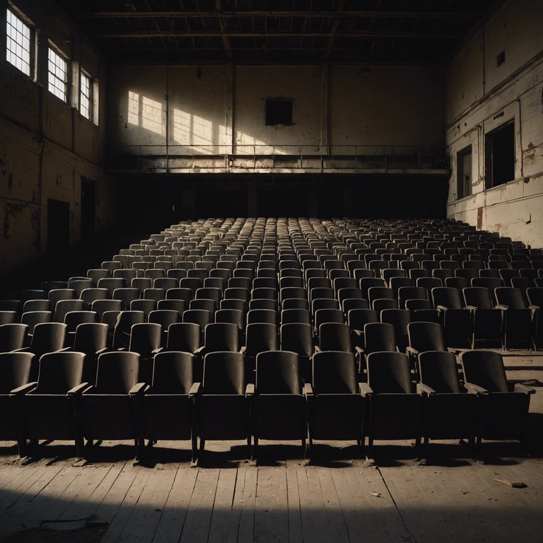 Imagine stepping into an abandoned theatre, where the dusty curtains still sway slightly as though recently disturbed. You sit by a grand piano at center stage, playing to an audience of shadows, with each note resonating through the empty hall, awakening memories of a time long forgotten.