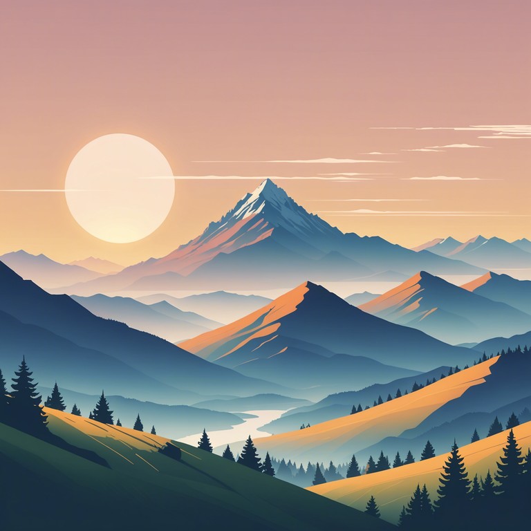 This piece captures the essence of a serene morning in the mountains, where the air is fresh and the world is just waking up. The gentle plucking of a banjo intertwines with the natural sounds of a new day, creating a tranquil ambiance inspired by traditional bluegrass with a peaceful twist.