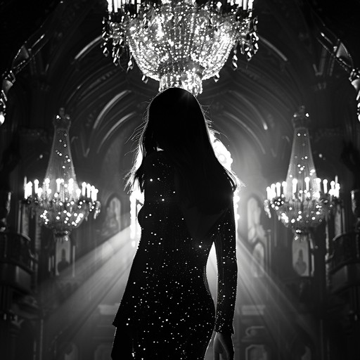 An eerie blend of dark rock and glamorous sparkle, this track features edgy guitar riffs and shimmering synths. Perfect for creating a mysterious, theatrical atmosphere that captivates and intrigues listeners with its enigmatic allure.