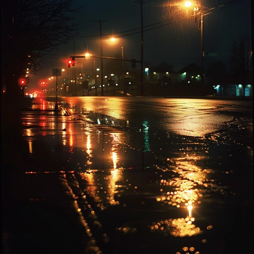 Transport yourself to a quiet, rain soaked night in the city. The streets glisten under the soft glow of streetlights as you wander, feeling both the energy and solitude of urban life. This track combines soulful jazz harmonies with deep house beats, creating a sense of wistful longing mixed with a rhythmic pulse.