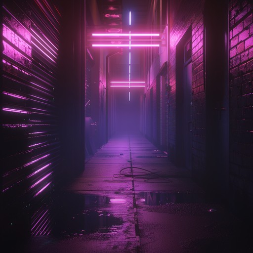 Dive into a gritty, nostalgic world with electric beats and moody synths. Imagine the neon lights flickering in a dark alley somewhere in the 1980s. This track combines the edgy vibes of retro futurism with the raw emotion of a city at night.