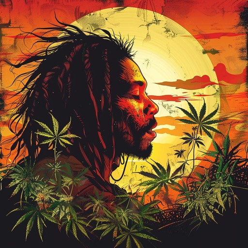 This smooth reggae track features a steady one drop rhythm, warm bass lines, and dreamy electric piano chords, evoking the peaceful feeling of a beautiful sunrise on a caribbean beach. Bright guitar skanks and occasional melodica riffs add joyful embellishments over the dubby atmosphere.