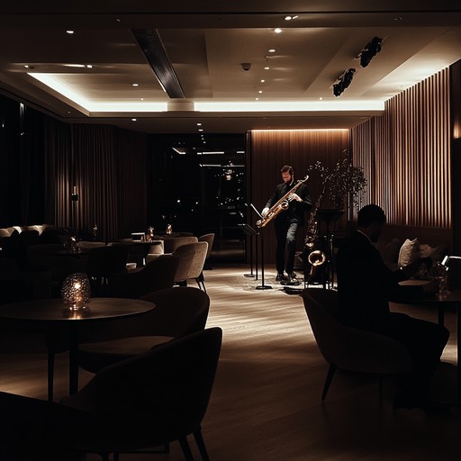 A seamless fusion of sophisticated jazz elements and energetic house grooves, perfect for late night relaxing or sophisticated gatherings. The smooth saxophone leads dance over pulsating basslines, creating an ambience of elegance and refinement.