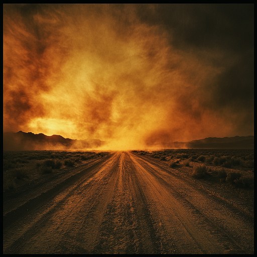 An evocative instrumental track that takes you on a journey through the dry, barren lands of the american west. The rough and textured sounds of the slide guitar against a backdrop of minimal yet driving percussion paint a vivid picture of dusty trails and open skies. Crackling and earthy, it's a soundtrack to tales from forgotten highways and rustic saloons.