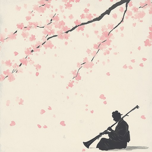 An evocative instrumental using traditional flute to capture the tranquil essence of blooming sakura trees and the gentle breezes of spring.