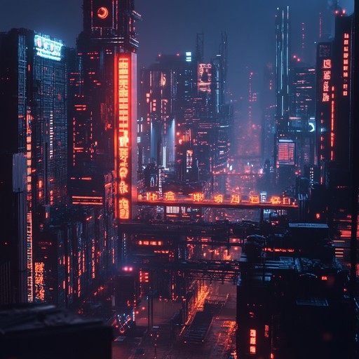 Gritty and intense, this dark cyberpunk track captures the essence of a dystopian future with throbbing electro beats and eerie soundscapes, blending synthetic instrumentation with an urban electronic edge. Perfect for a night drive through neon lit streets.