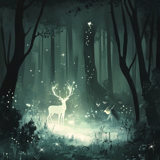 A magical, serene melody evoking the charm of enchanted woods and the whimsy of fairy tales. Harp and woodwind harmonize to craft a soundscape that feels both ethereal and contemplative, inviting the listener into a world of mystical creatures and serene nature.