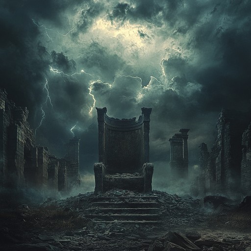 An epic instrumental metal track that takes listeners on a sonic voyage through the remnants of ancient empires. Heavy guitar riffs intertwine with haunting melodies to evoke the grandeur and decay of lost civilizations, blending aggressive rhythms with atmospheric layers.