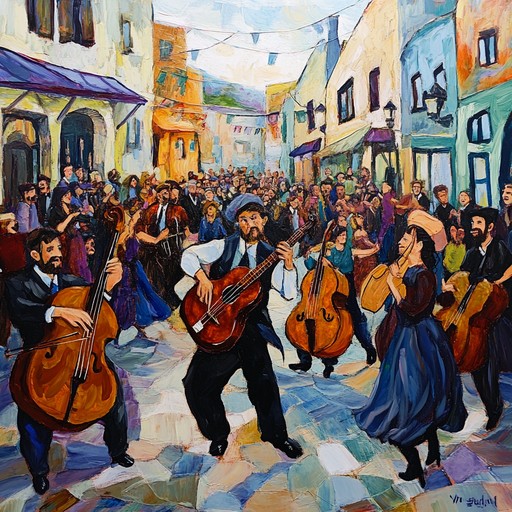 A vibrant instrumental that combines the soulful sounds of klezmer with groovy funk rhythms, creating a joyful and dance inducing track that bridges cultures and eras.