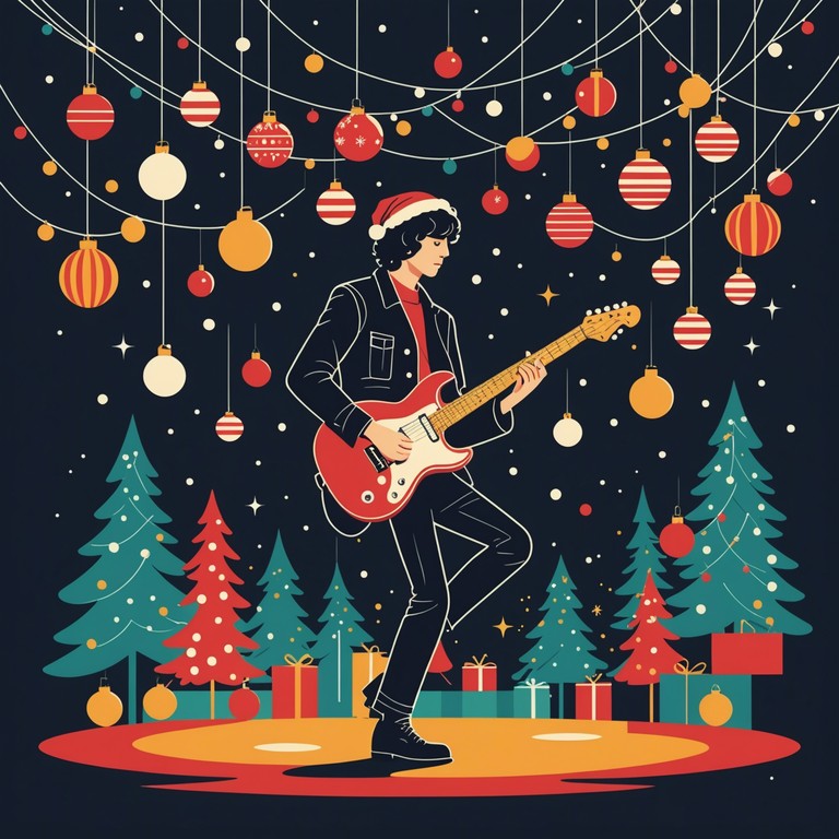 Experience the thrilling blend of jolly festive melodies and the aggressive power of heavy metal. This track combines the spirit of holiday festiveness with fierce guitar solos and a thundering rhythm section, creating an exhilarating soundtrack perfect for unconventional holiday celebrations.