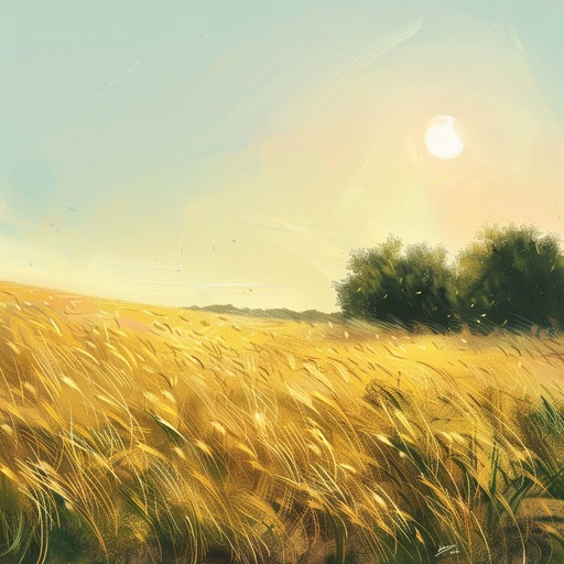 This instrumental piece captures the essence of a hopeful summer breeze wafting through open fields. The melody, carried by an acoustic guitar, is bright and uplifting, invoking feelings of warmth and optimism. Gentle percussion accentuates the rhythm, creating an evocative soundscape that encourages listeners to feel a sense of renewal and positivity.