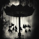 eerie carnival sounds with haunting melodies and tones