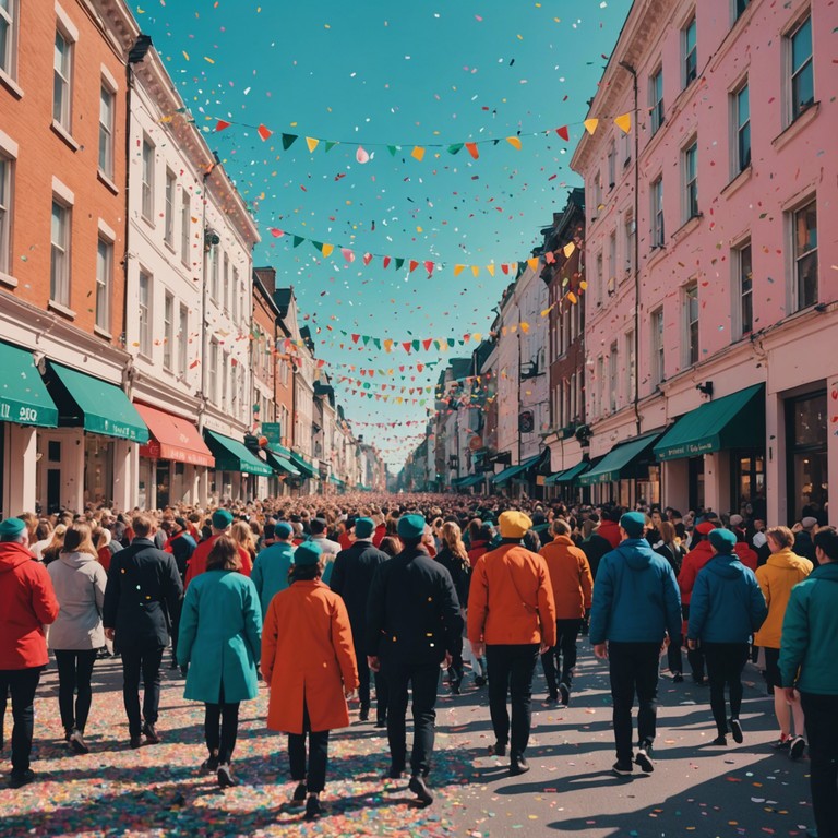 This piece channels the spirit of celebration and victory through uplifting, orchestral sounds that mimic the joy and grandeur of a festive parade. Featuring soaring string melodies and powerful brass sections, it embodies the essence of triumph and communal joy.