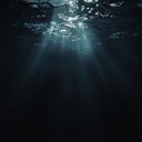 dark cinematic piece evoking suspense and lurking terrors below.