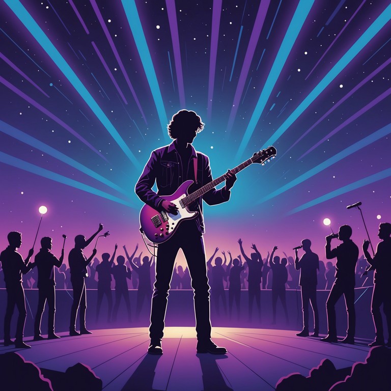 This track blends the high energy guitar riffs of rock with the infectious rhythms of dance music to create a lively, uplifting vibe that's perfect for night time celebrations or high energy gatherings. It's designed to evoke the joy and freedom of dancing under a starlit sky, letting go of inhibitions and reveling in the moment.