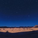 melancholic guitars paint whispering sand dunes soundscape.