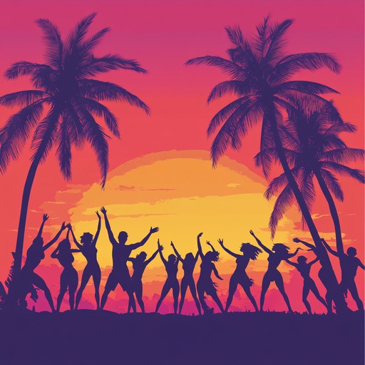 An energetic instrumental reggaeton track that combines pulsating beats with tropical melodies, evoking the lively atmosphere of a caribbean beach party under the stars.