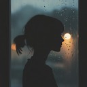 sorrowful lofi beats with gentle rain sounds