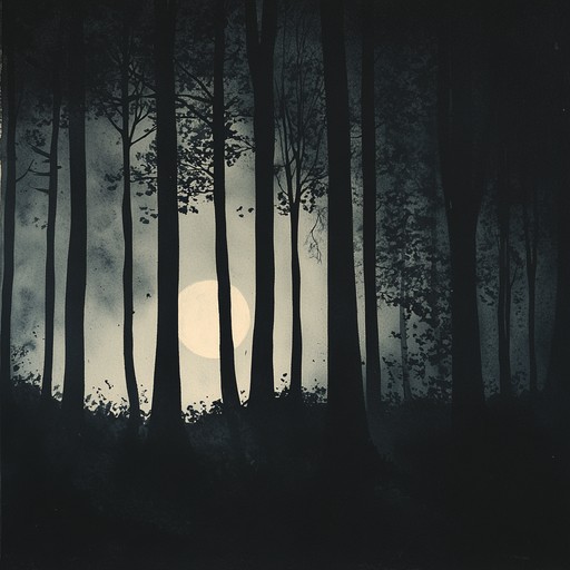 An instrumental dark folk piece that evokes the eerie atmosphere of moonlit woods, blending haunting melodies with ethereal soundscapes to transport listeners into a world of ancient mysteries and forgotten lore.