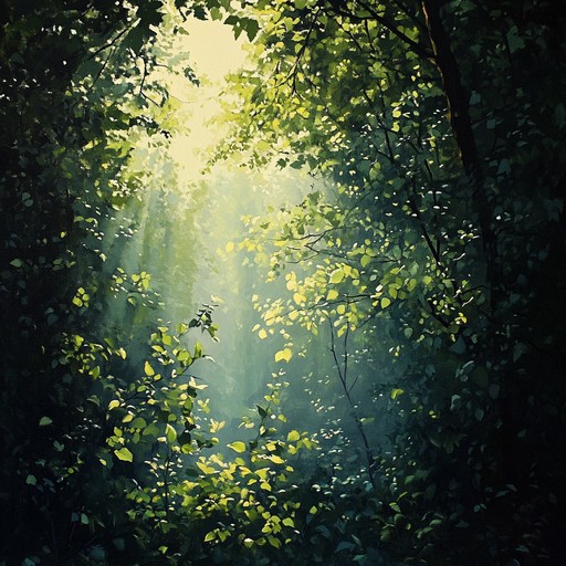 In this track, natural sounds are captured directly from a secluded forest, blending seamlessly with the ambient whispers of wildlife and the breeze. Rustling leaves, distant bird calls, and the soft murmur of a nearby stream create a serene soundscape that invites the listener to step into a world untouched by man.