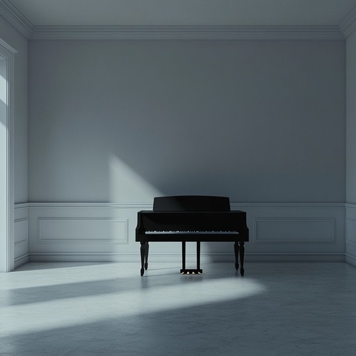 A minimalist composition featuring delicate and sparse piano notes that gently float in the air, creating a serene and reflective atmosphere. Each note seems to echo the sentiments of a heart yearning for times past and unfulfilled desires, beckoning the listener to introspective and contemplative moments.