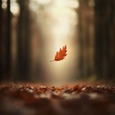 quiet piano notes evoke autumn tranquility